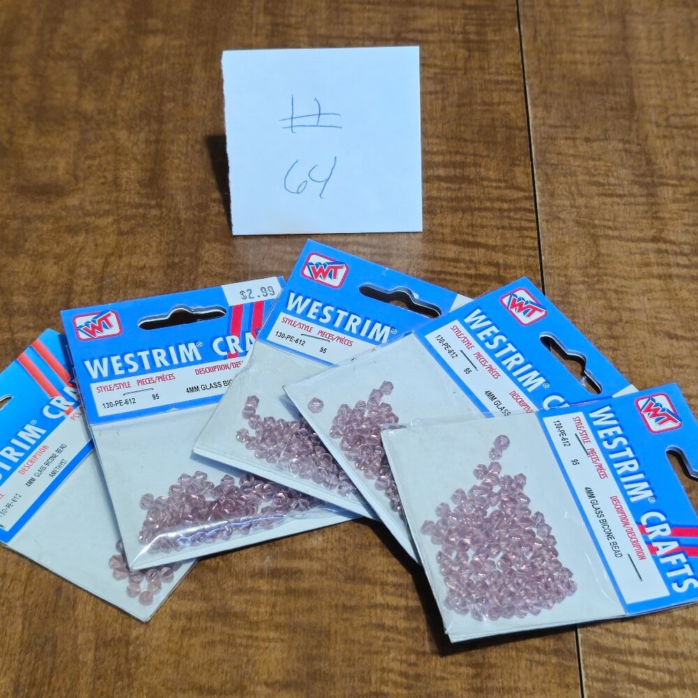 Bead lot of 5 packs #64